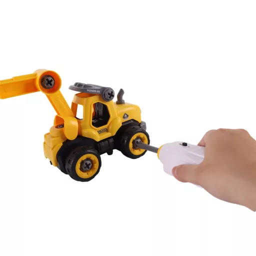 Szerelhető markoló, távirányítós autó 24 db-os