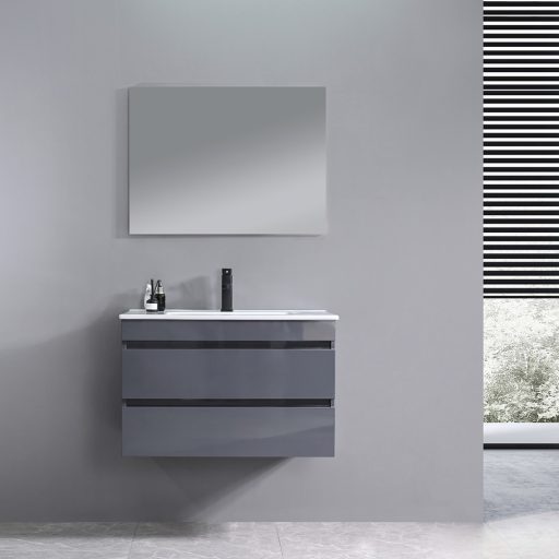 Cube 80 alsó szekrény mosdóval