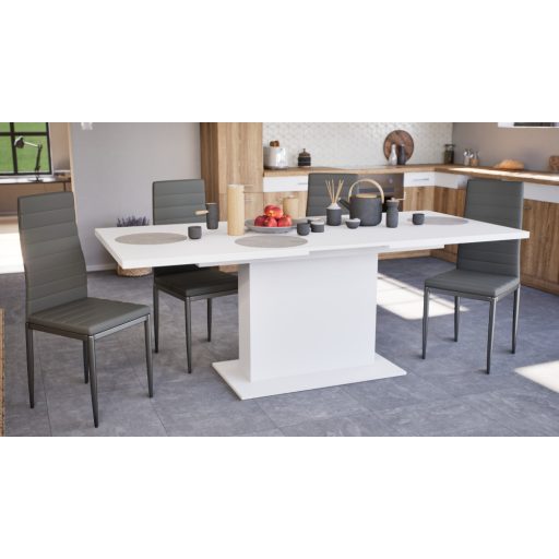 Tino NOVA Étkezőszék szürke-fekete színben