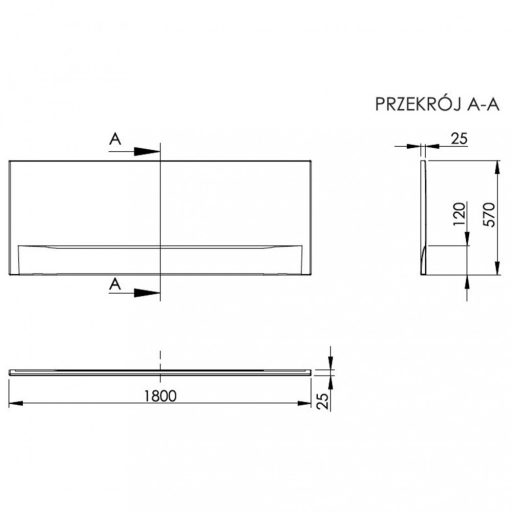 Doria 180 Hosszú előlap