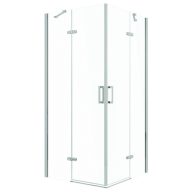   Flow Chrome szögletes nyílóajtós zuhanykabin zuhanytálca nélkül
