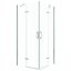 Flow Chrome szögletes nyílóajtós zuhanykabin zuhanytálca nélkül