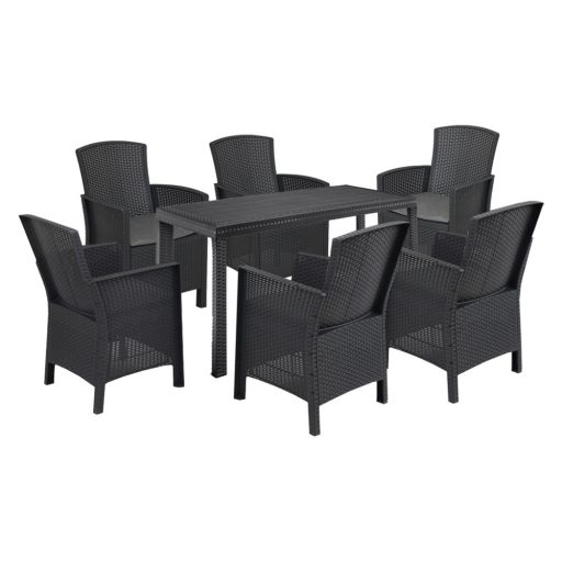 Hellma 6+1 kerti bútor garnitúra szett