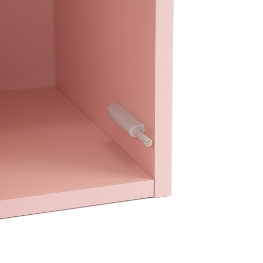 Boxie 1 ajtós fali szekrény 80x40x37 cm pink