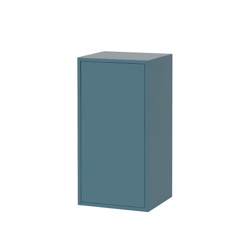 Boxie 1 ajtós fali szekrény 80x40x37 cm petrol kék