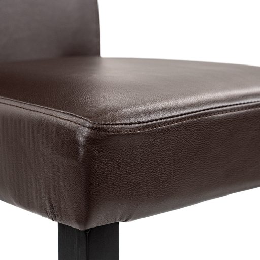 Kelly bőr étkezőszék barna színben