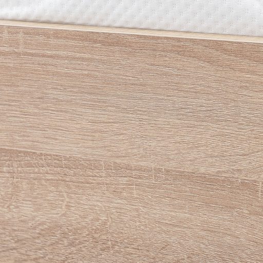 Miami franciaágy ágyneműtartó nélkül 140x200 cm sonoma tölgy-sonoma tölgy