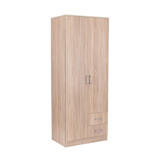 Miami gardróbszekrény 80x205 cm sonoma tölgy-sonoma tölgy