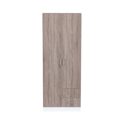 Miami gardróbszekrény 80x205 cm yorki tölgy-fehér