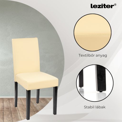 Karin 4+1 étkező garnitúra fehér-bézs