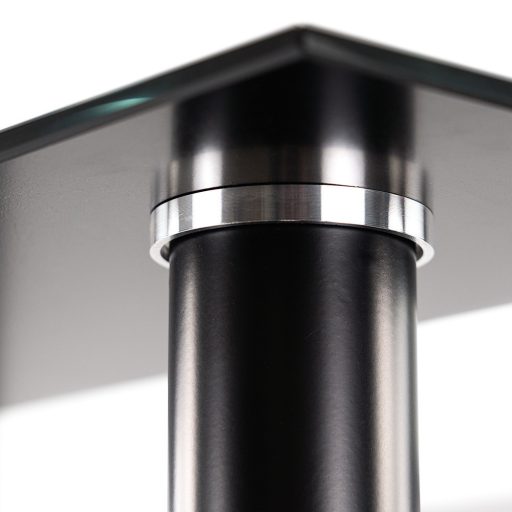 Denton 4+1 étkező garnitúra fehér-fekete