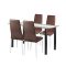 Norman 4+1 étkező garnitúra barna