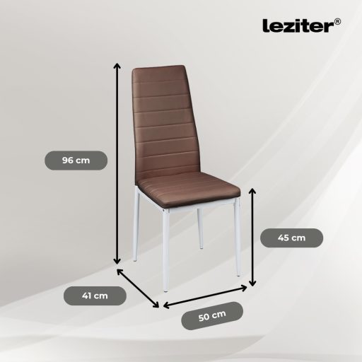 Norman 4+1 étkező garnitúra barna