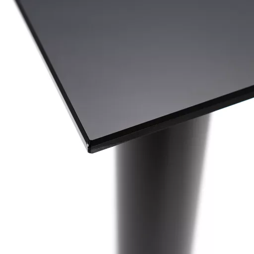 Riona 140 cm szögletes üveg étkezőasztal