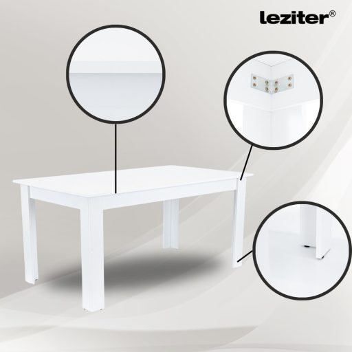 Lola 6+1 étkező garnitúra bézs-fehér