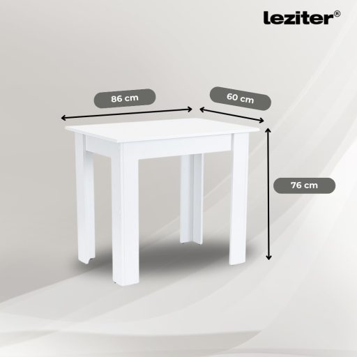 Leon 4+1 étkező garnitúra fehér-barna