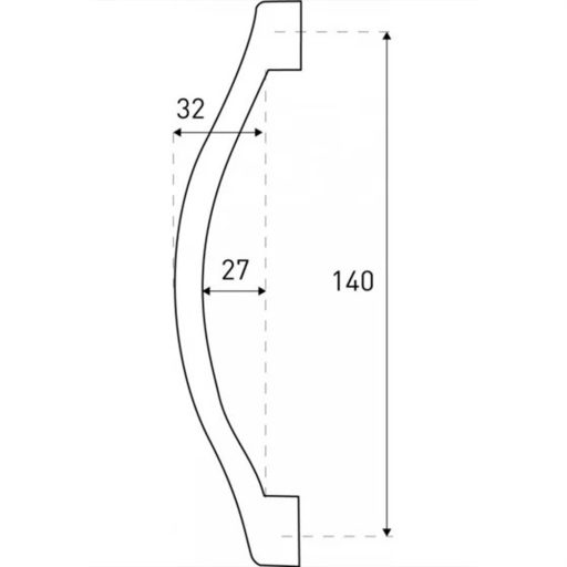 LZF-02 zuhanykabin fogantyú