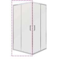 MALIBU SQ 80 ELEMENT zuhanyajtó