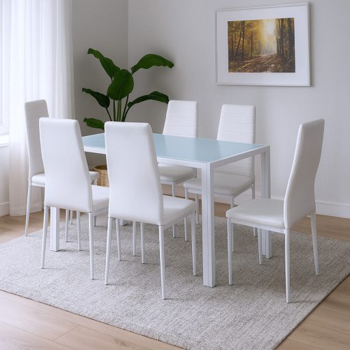 Tino NOVA Étkezőszék, fehér színben