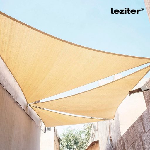 Rana napvitorla háromszög alakú 3x3x3 m bézs