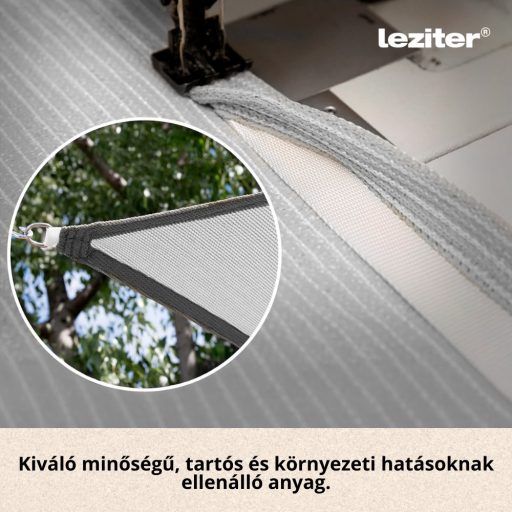 Rana napvitorla négyszög alakú 4x5 m szürke