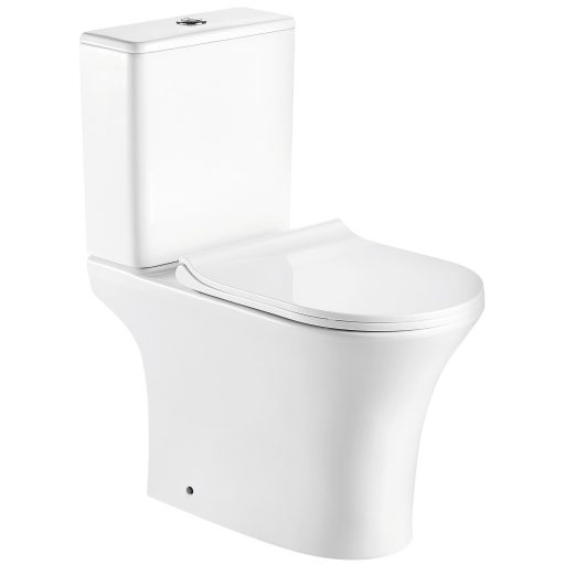 Makalu monoblokkos kompakt WC hátsó kifolyással ülőkével