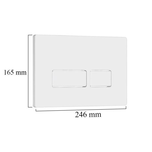 Roya 021 fehér WC nyomólap