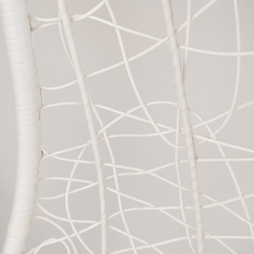 Natal kerti függőfotel fehér-fekete