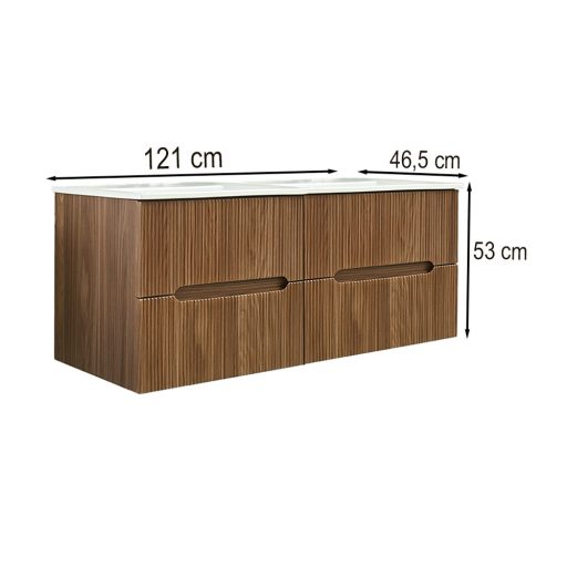 Trent 120 alsó szekrény mosdóval