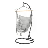 Puerto függőszék állvánnyal szürke-fekete