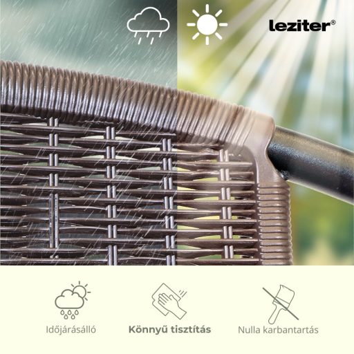 Elzas 4+1 kerti bútor garnitúra szett