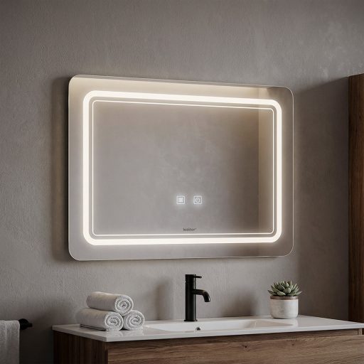 Vid 80 tükör led világítással