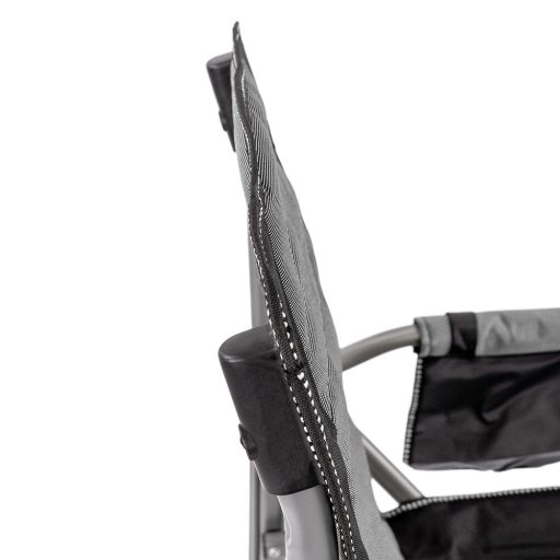 Leziter Comfort Plus karfás horgász szék pohártartóval szürke