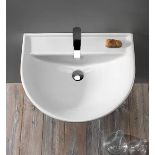 CeraStyle BELLA - szabadon álló - porcelán mosdókagyló 55 x 45 cm
