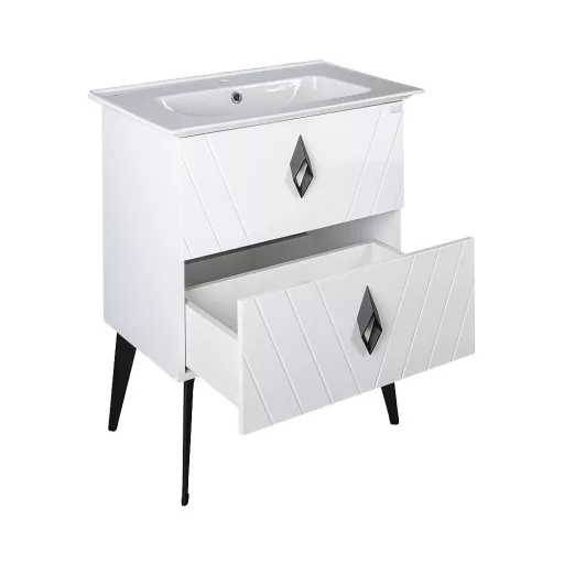 TMP KEOPS álló fürdőszobabútor - CeraStyle BLUE 70 - 42200 mosdóval - 70 x 47 cm