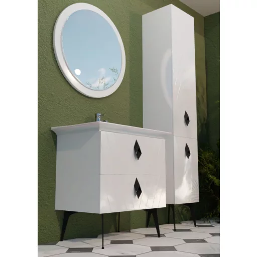 TMP KEOPS álló fürdőszobabútor - CeraStyle BLUE 70 - 42200 mosdóval - 70 x 47 cm