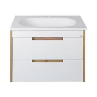   TMP GOLDY 75 fali fürdőszobabútor - öntött műmárvány mosdóval - 75 x 50 x 51 cm