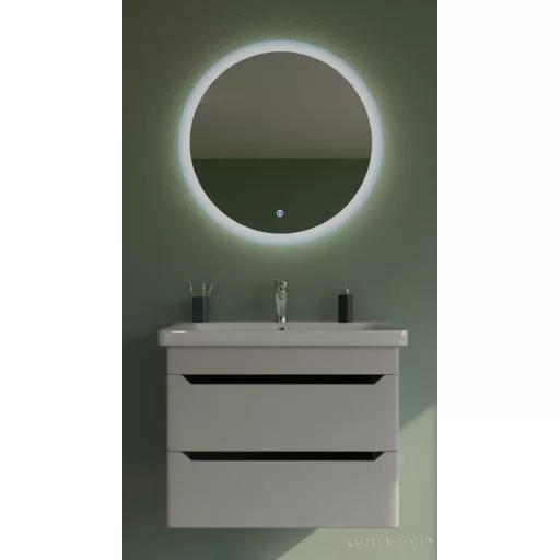 TMP SHARP 65 fali fürdőszobabútor - Sanovit SOFT - 13065 mosdóval - 65 x 45,5 cm