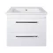 TMP VIVA 75 fali függesztett fürdőszobabútor - Sanovit ATRIA 9075 porcelán mosdóval - 75 x 45,5 cm