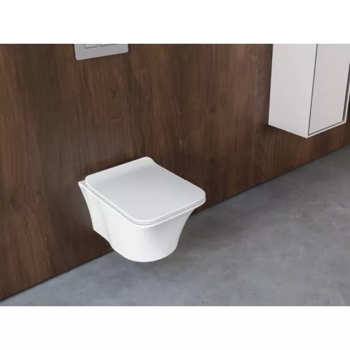 CeraStyle IBIZA fali WC - szögletes - rimless - perem nélküli - 51 cm