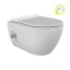 CeraStyle CITY fali WC - BEÉPÍTETT bidé funkcióval - rimless - perem nélküli