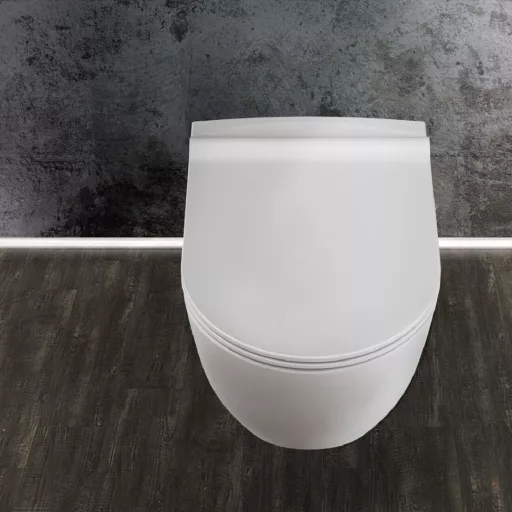 CeraStyle CITY fali WC - perem nélküli - rimless - rejtett szerelésű - 53 cm