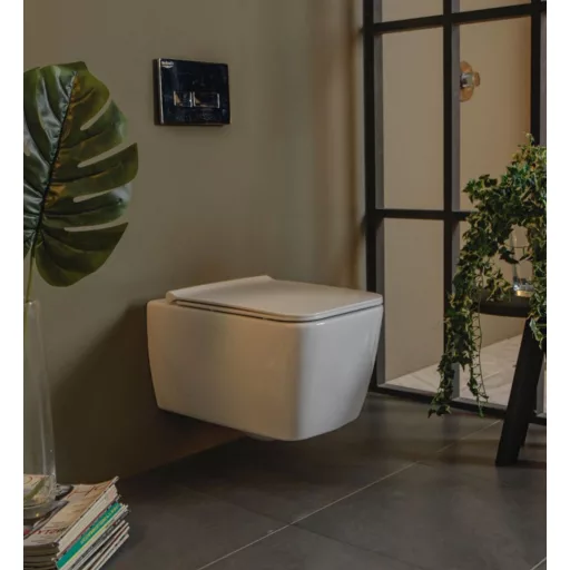 CeraStyle HERA fali WC - rimless - perem nélküli - rejtett szerelésű - 52 cm