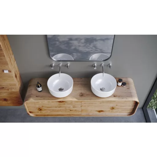 CeraStyle ONE - PULTRA ültethető - Top Counter - porcelán mosdó - O - Ø 46 cm