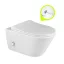 Sanovit AVVA fali WC - BEÉPÍTETT bidé funkcióval - rimless - perem nélküli - 53 cm