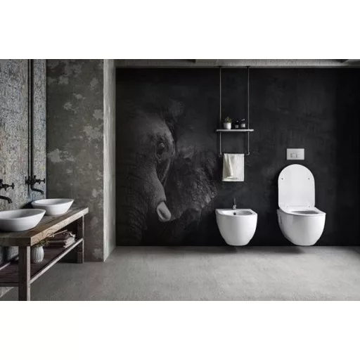 Sanovit BRILLA fali WC - rimless - perem nélküli