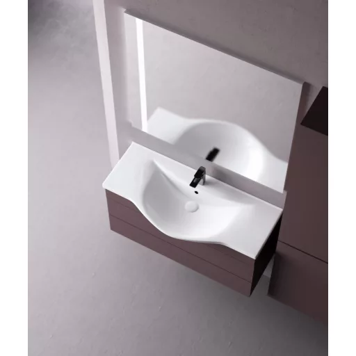 Sanovit ALBATROS - porcelán mosdókagyló - 75 x 46,7 cm