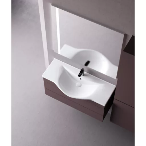Sanovit ALBATROS - porcelán mosdókagyló - 80 x 46 cm