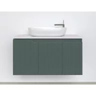   Piramida EURIDIKA fali fürdőszobabútor - mosdópult mosdó nélkül -3 ajtós - PINO ZÖLD - 100 x 48 x 53 cm