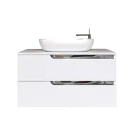   Piramida EURIDIKA fali fürdőszobabútor - mosdópult mosdó nélkül - 2 fiókos - 100 x 48 x 53 cm